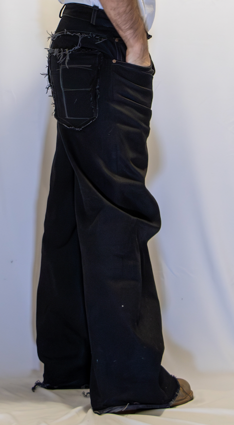 Black Baggy Denim