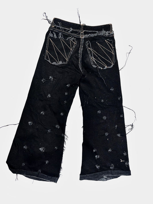 Jean baggy reverse black