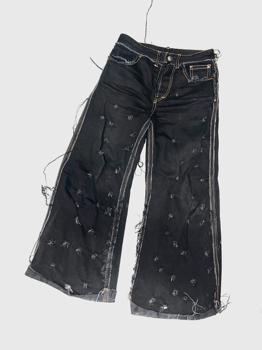 Jean baggy reverse black